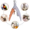 LED Light Pet Nail Clipper- Great for Trimming Dogs Nails & Claws; 5X Magnification That Doubles as a Nail Trapper; Quick-Clip; Steal Blades