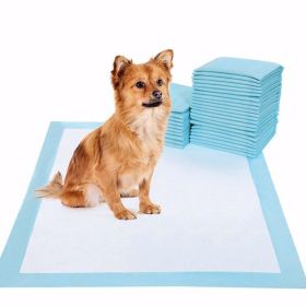 Super-Absorbent Waterproof Dog and Puppy Pet Training Pad, Housebreaking Pet Pad, 20-Count Large-Size, 23.6''X35.4'', Blue (Extra-Large 20PCS)