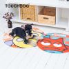 Touchdog Cartoon Up-for-Crabs Monster Rounded Dog Mat