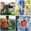 4Pcs Silicone Collapsible Dog Bowls BPA Free Travel Dog Bowl Foldable Dog Food Water Bowl