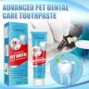 Pet toothpaste dog fresh breath in addition to bad breath tartar cleaning oral care edible