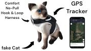 Enhanced GPS Pet Finder System Pet Tracker Waterproof Dog Tracking Device Size:L