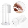 Super Soft Pet Finger Toothbrush Teddy Dog Brush Bad Breath Tartar Teeth Care Tool Dog Cleaning Silica gel Pet Supplies