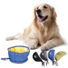 Dog Bowl Open Air Travel Food Holder Folding Foldable Feeder Dish Water Bowl Food Stockpiling Bag Pet Nibble Plate Drink Waterproof