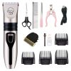 Dog Clippers Dog Hair Clippers Cordless Dogs Grooming Kit Hair Trimmer Pet Grooming Tool USB Rechargeable