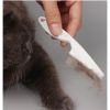 18CM Dog Supplies Flea Comb Stainless Steel Insect Repellent Brush Pet Care Combs Hair Grooming Portable Tool Fur Removal