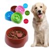 Pet Supplies Dogs Cute Anti-choke Bowl Slow Food Bowl Thickened Plastic Bowl Pet Single Bowl Obesity Prevention Puzzle Bowl