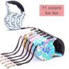 3m 5m Retractable Dog Leash 11 Colors Fashion Printed Puppy Auto Traction Rope Nylon Walking Leash for Small Dog Leads