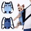 Denim Pet Dog Backpack Outdoor Travel Dog Carrier Bag for Small Dogs Puppy Bags Pets Products