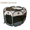 Oxford cloth folding pet tent kennel dog kennel delivery room indoor pet fence octagonal pet fence