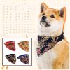 New Adjustable Pet Dog Triangular Bandage Puppy Scarf Bandana Collar Bibs Neck Decor Dress Up Birthday Party Washable