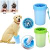 Pet Dog Paw Cleaner Cup Outdoor portable Soft Silicone Combs Quickly Wash Foot Cleaning Bucket Pet Foot Wash Tools