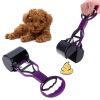 Pet Pooper Scooper Long Handle Jaw Poop Scoop Clean Pick Up Animal Waste Dog Puppy Waste Picker Cleaning Tools Outdoor