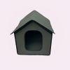 Portable Soft Dog House, Outdoor Waterproof Windproof Rainproof Dog Pet House, Foldable Semi Enclosed Pet Puppy House