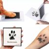 Pet Handprint And Footprint Kit For Dog; Dog Paw Print Pad Kit; Clean Touch Ink Pad For Pets; 3.7*2.2in