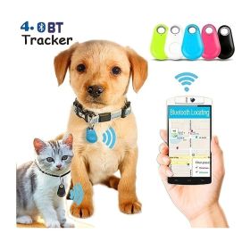 Pet Intelligent Mini Tracker; Anti Loss Tracker Alarm Locator For Dogs; Wallet Key Tracker; with battery (Color: White)