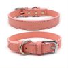 New Soft Puppy Collar For Dog; Leather Pet Collar Necklace For Small Medium Dog; adjustable dog collar