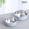 Dog Bowl For Food And Water, Stainless Steel Pet Feeding Bowl, Durable Non-Skid Insulated Heavy Duty With Rubber Bottom For Medium Large Dogs