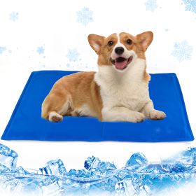 Dog Cooling Mat, Pet Cooling Mat for Dogs, Pressure Activated Dog Cooling Pad, No Water or Refrigeration Needed, Non-Toxic Gel (size: 50x90cm)