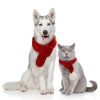 Pet knit Christmas scarf Creative teddy scarf dog pet supplies pet clothing dog scarf; scarf