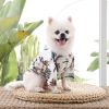 Hawai Beach clothing for Pet Dog T-Shirts Cute for Small to Medium Dog Cool Summer Vest Camp Shirt Clothes; dog clothes