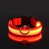 Glow-In-The-Dark Pet Collar For Dog; LED Dog Collar For Night Walking; USB charging