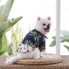 Hawai Beach clothing for Pet Dog T-Shirts Cute for Small to Medium Dog Cool Summer Vest Camp Shirt Clothes; dog clothes