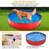 4X4FT Foldable Pet Swimming Pool PVC Dog Swim Pool Bathing Tub Playmat