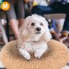 Pet Dog Bed Soft Warm Fleece Puppy Bed Dog Cozy Nest Sofa Bed Cushion M Size