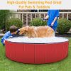 4X4FT Foldable Pet Swimming Pool PVC Dog Swim Pool Bathing Tub Playmat