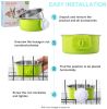 Removable Hanging Food Stainless Steel Water Bowl Cage Bowl for Dogs Small Animals