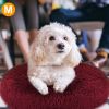 Pet Dog Bed Soft Warm Fleece Puppy Bed Dog Cozy Nest Sofa Bed Cushion M Size