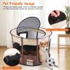 Foldable Playpen for Dog with Carry Bag Portable Travel Waterproof Indoor Outdoor Pet Cage Tent Detachable Upper Cover For Dog