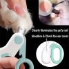 Pet Dog Nail Clippers; Dog Nail Trimmers With LED Lights; Professional Beauty Care Tools