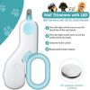 Pet Dog Nail Clippers; Dog Nail Trimmers With LED Lights; Professional Beauty Care Tools