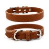 New Soft Puppy Collar For Dog; Leather Pet Collar Necklace For Small Medium Dog; adjustable dog collar