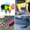 Pet Dog Car Seat Belt For Accessories Goods Animals Adjustable Harness Lead Leash Small Medium Travel Clip French Bulldog