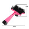 Plastic Push Brush for Dogs Pet Groom Bath Brush Hair Removal Brush Best Price