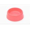 1Pc High Quality Solid Color Pet Bowls Candy-Colored Lightweight Plastic Single Bowl Small Dog Pet Bowl Pet Feeding Supplies