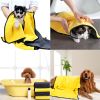 Quick-drying Pet Dog Towels; Soft Fiber Towels Water-absorbent Bath Towel Cleaning Pet Towel