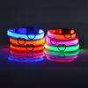 Glow-In-The-Dark Pet Collar For Dog; LED Dog Collar For Night Walking; USB charging