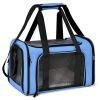 Carrier for Pet Soft Transport Bag Foldable Dog Backpack 4 Open Doors Ventilate Travel Bag Pet Supplies