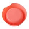 1Pc High Quality Solid Color Pet Bowls Candy-Colored Lightweight Plastic Single Bowl Small Dog Pet Bowl Pet Feeding Supplies