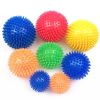 Pet Dog Toys Puppy Sounding Toy Polka Squeaky Tooth Cleaning Ball TPR Training Pet Teeth Chewing Toy Thorn Balls Accessories