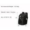 Portable Foldable Mesh Pet Carrier Dog Backpack Breathable Bag Dog Large Capacity Outdoor Travel Carrier Double Shoulder Bag