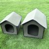 Portable Soft Dog House, Outdoor Waterproof Windproof Rainproof Dog Pet House, Foldable Semi Enclosed Pet Puppy House